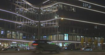 住宅灯光和建筑立面视频素材视频素材视频素材