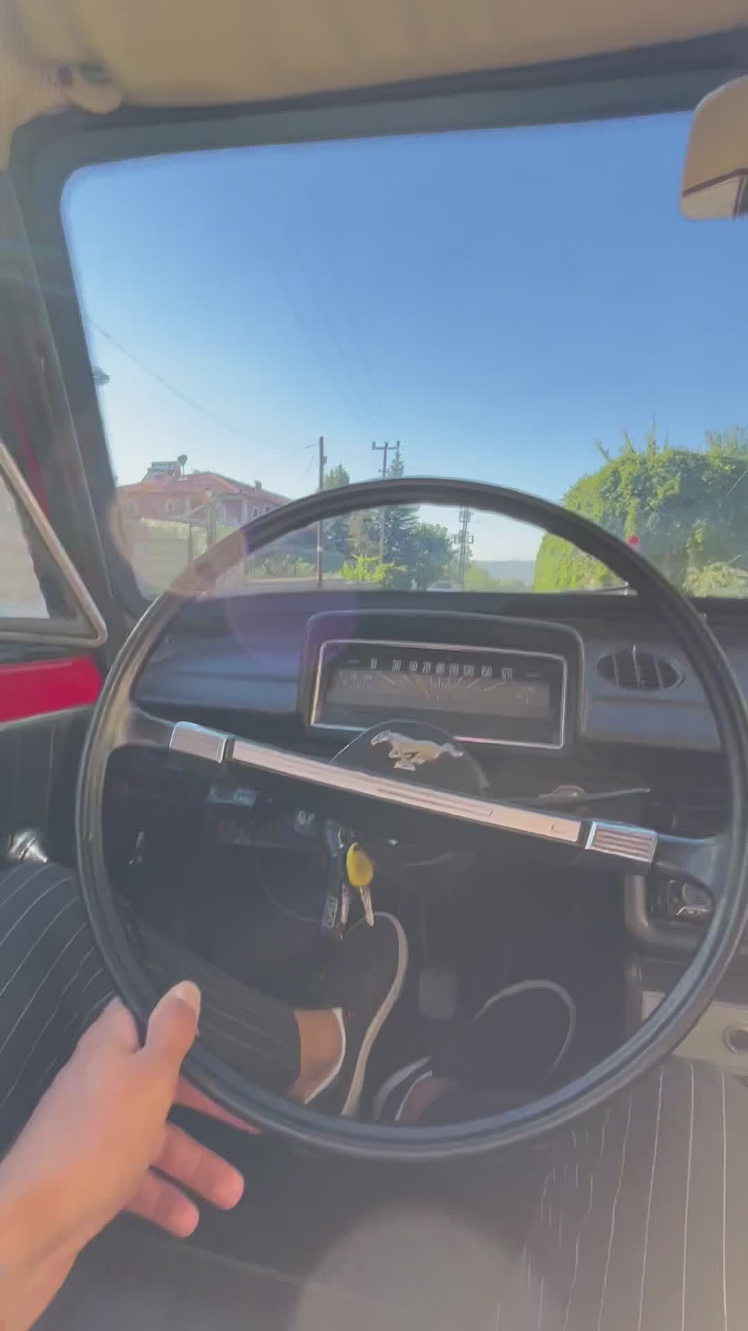 Driving a Vintage Car on a Sunny Day Free Stock Video Footage, Royalty ...