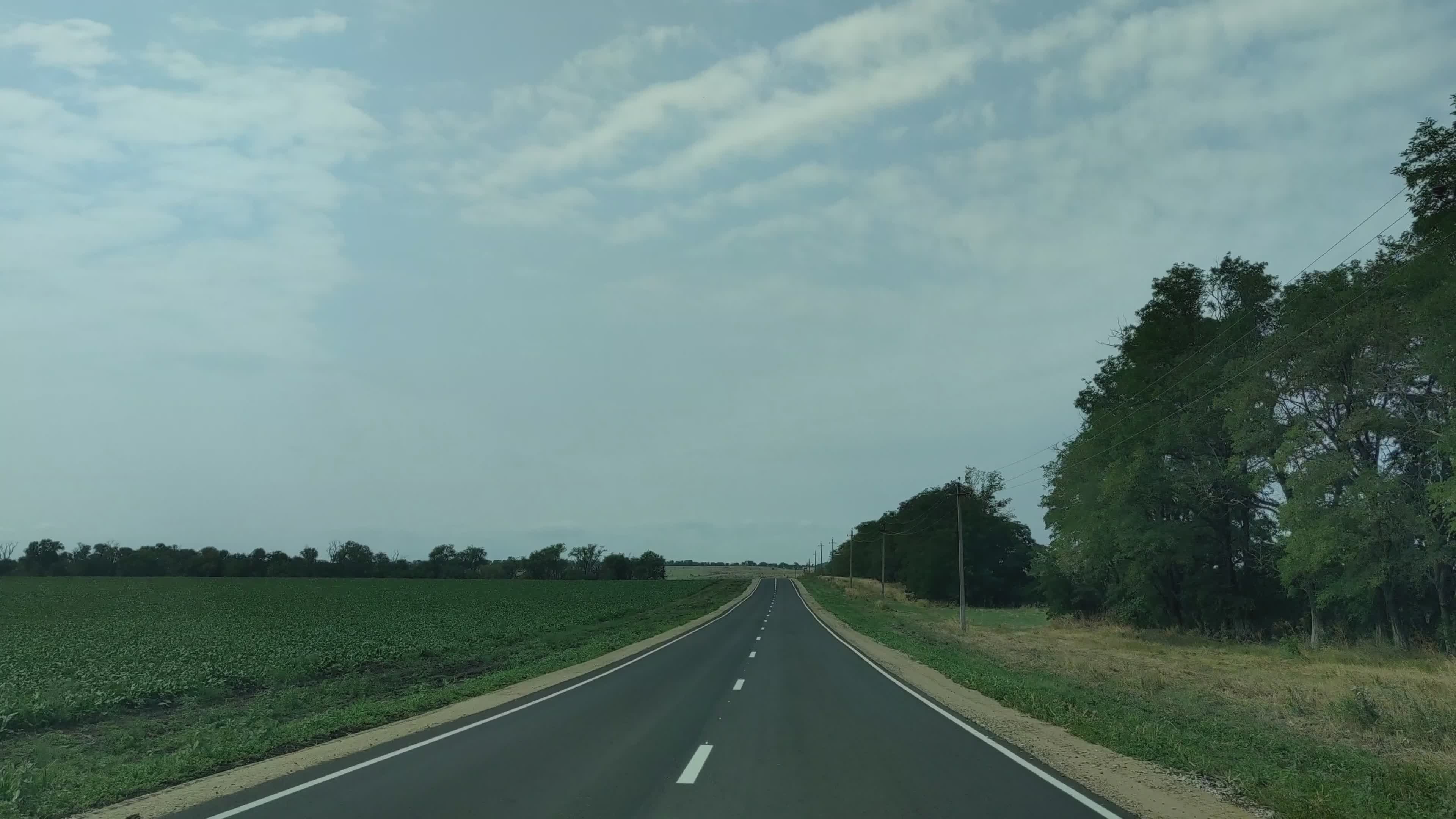 Scenic Rural Road Through Countryside Landscape Free Stock Video ...