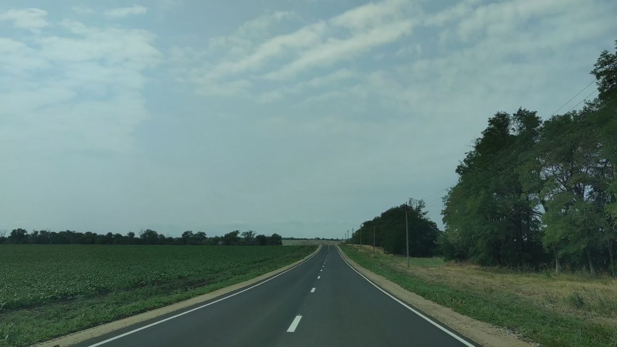 Youtube Header Countryside Scenic Rural Road Through Countryside Landscape Free Stock Video ...