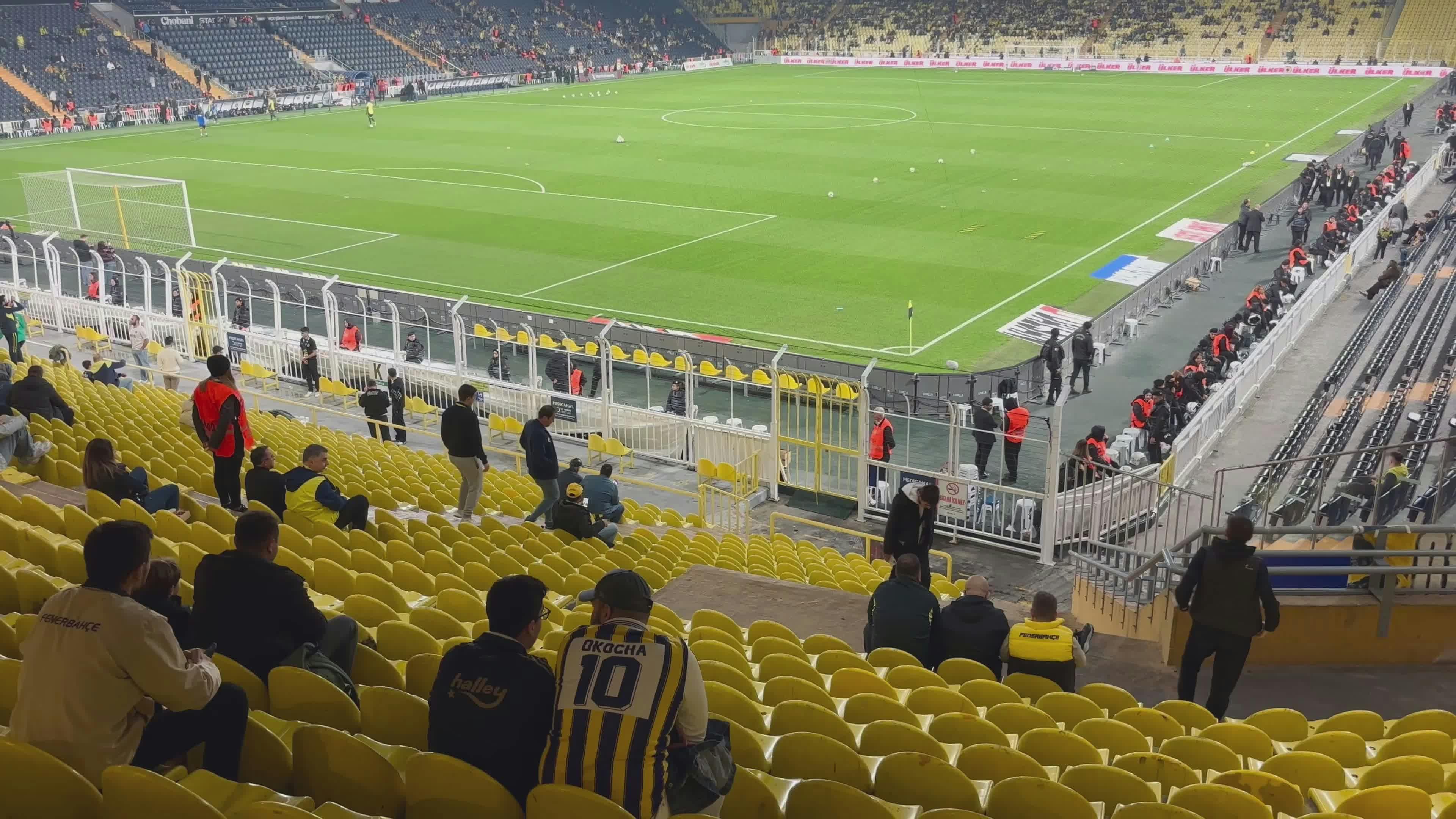 Sparse crowd at soccer stadium during match Free Stock Video Footage ...