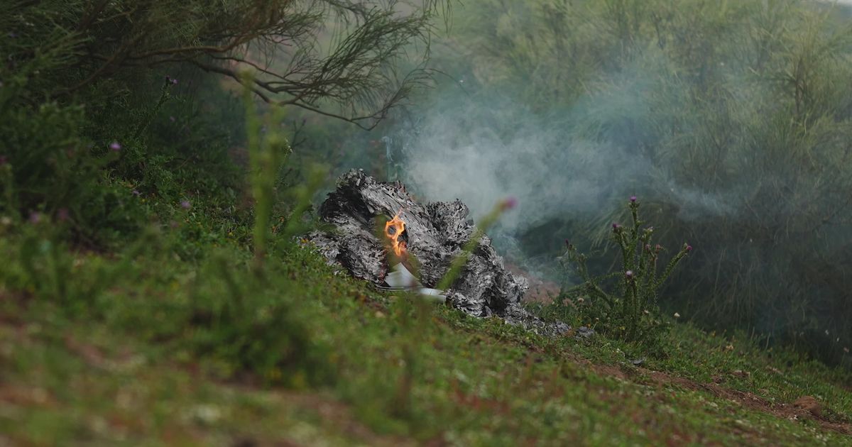 Picture of the day - smoldering man