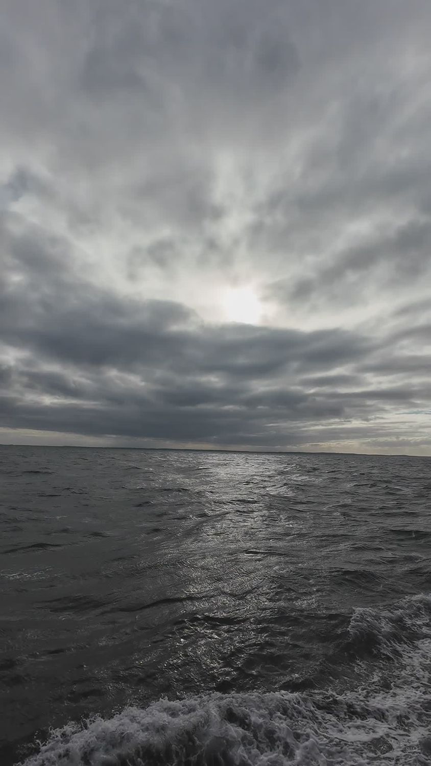 Dramatic Ocean Waves Under Cloudy Sky Free Stock Video Footage, Royalty ...