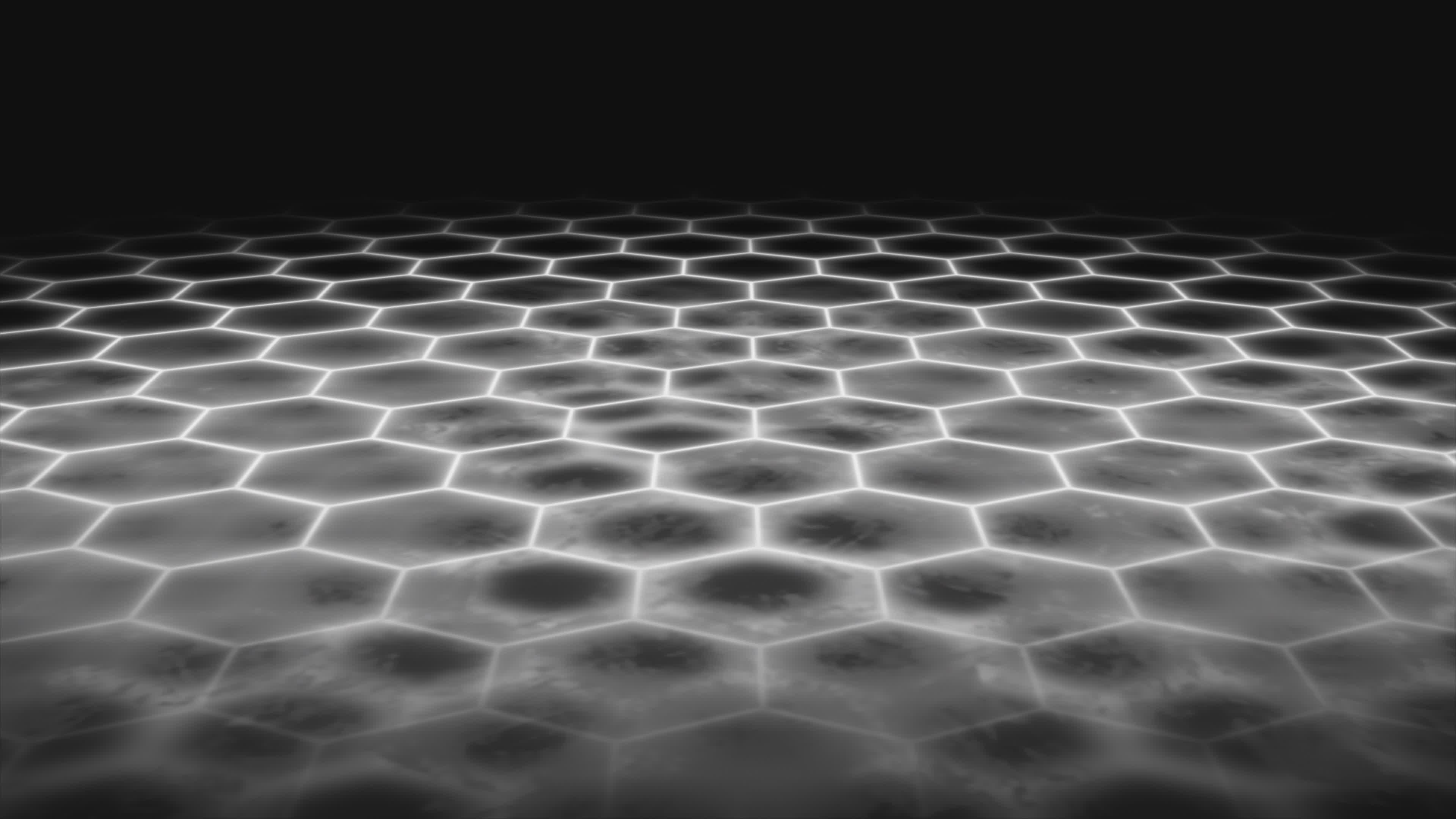 Abstraktes Hexagonales Muster Im Hintergrund · Kostenloses Stock-Video