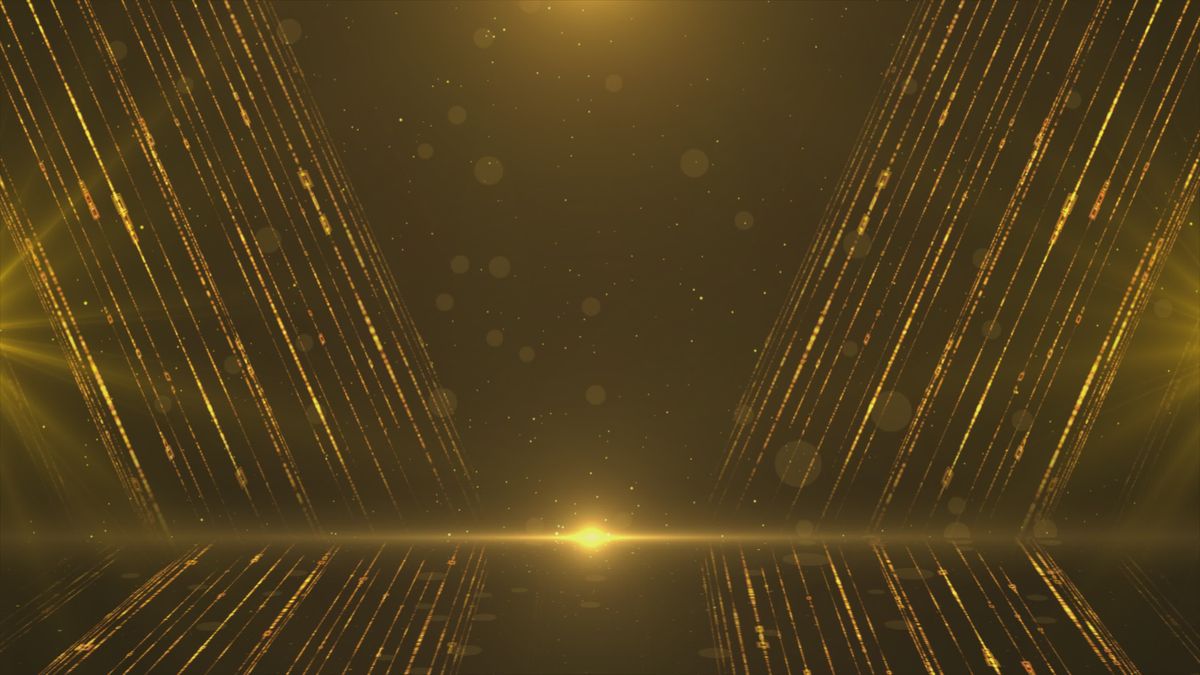 Golden Particle Lines Abstract Motion Background Free Stock Video ...