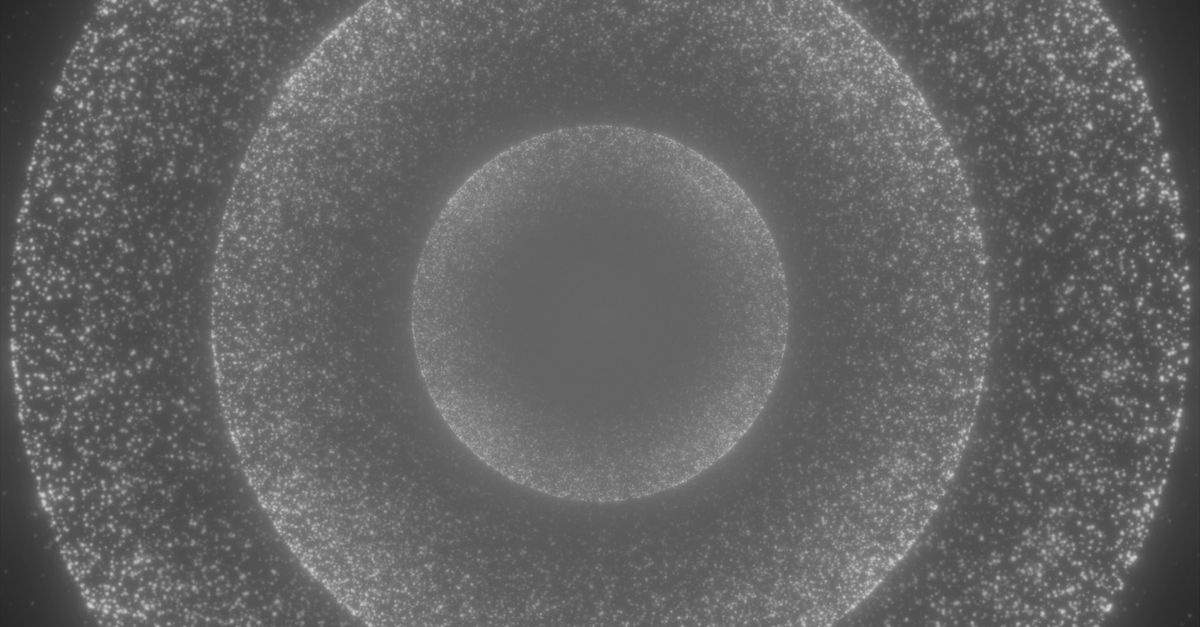 Particles Loop Animation Example Elegant Glowing Particle Loop Animation Free Stock Video Footage ...