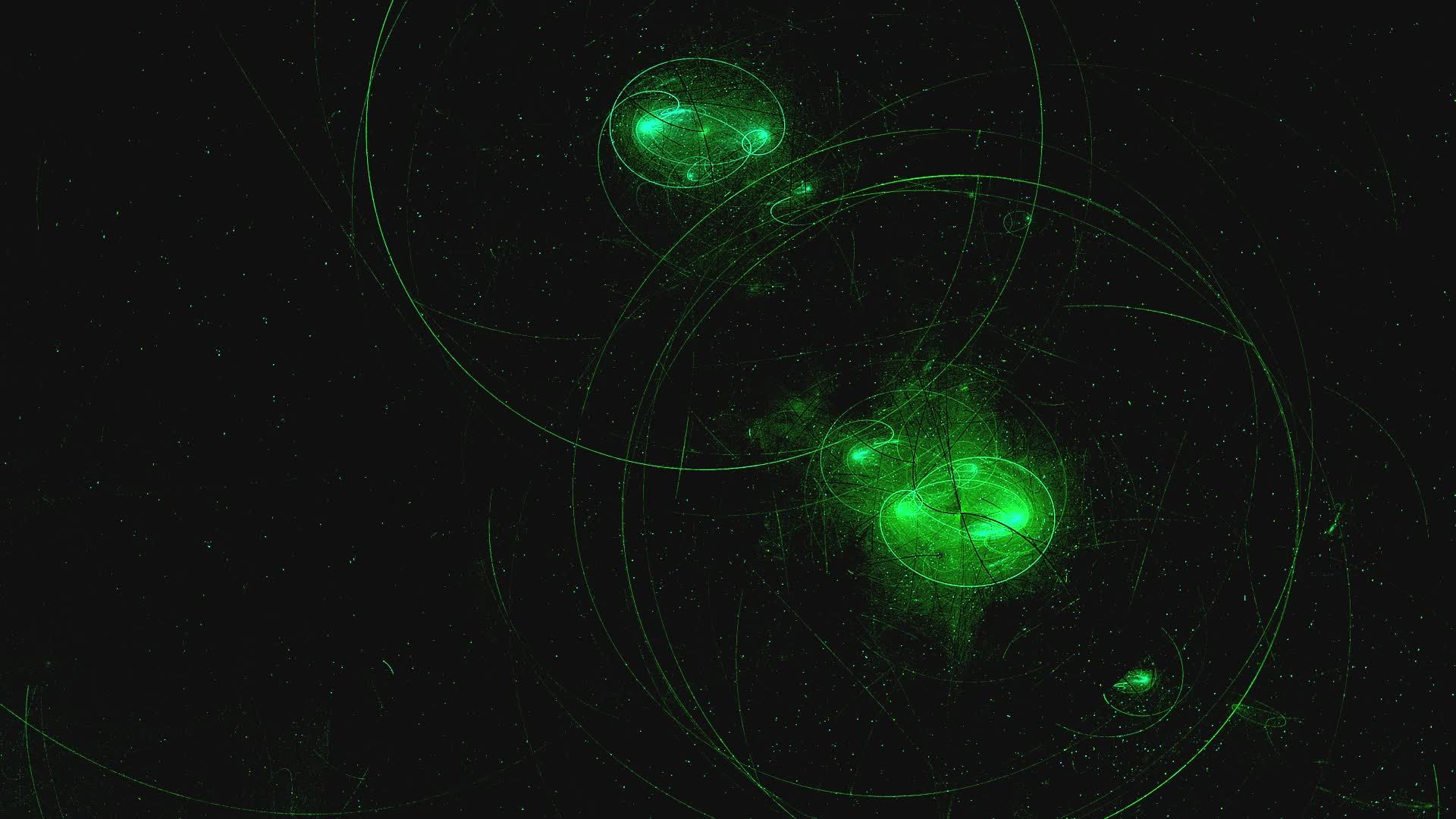 Dynamic Green Abstract Animation Loop Free Stock Video Footage, Royalty ...
