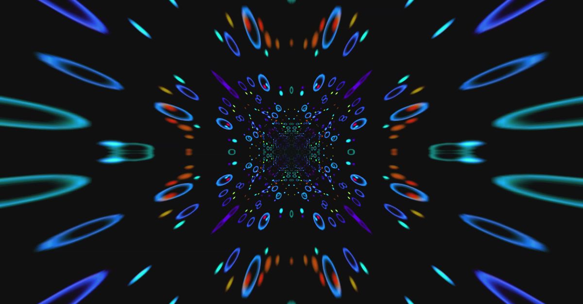 Light Trap Animation Dynamic Kaleidoscopic Tunnel Light Animation Free Stock Video Footage ...