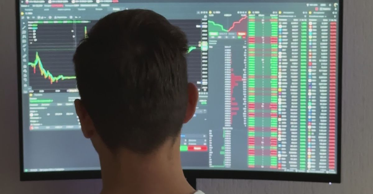 Trading Video Download Focused Trader Analyzing Stock Market Trends Free Stock Video Footage ...