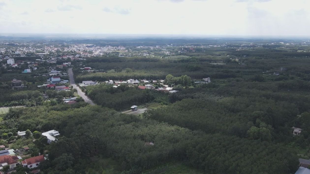 Aerial View of Lush Countryside Landscape Free Stock Video Footage ...