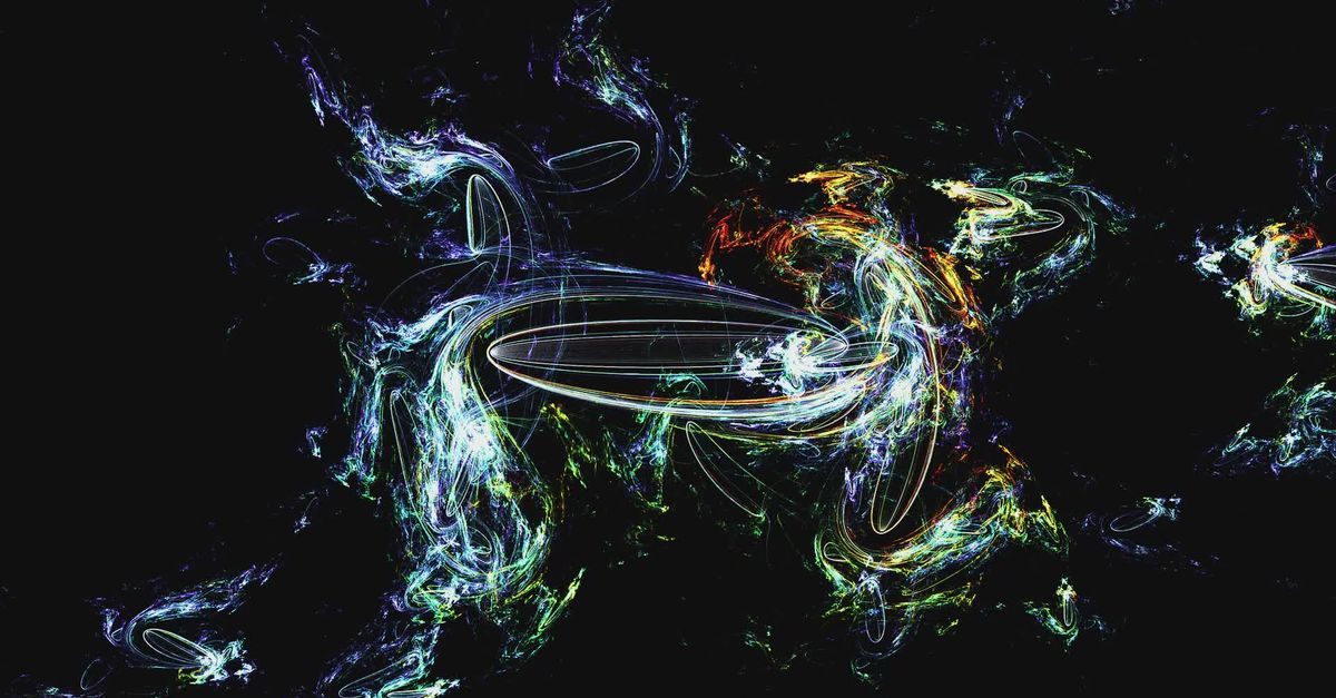 Colorful Abstract Fractal Animation Loop Free Stock Video Footage ...