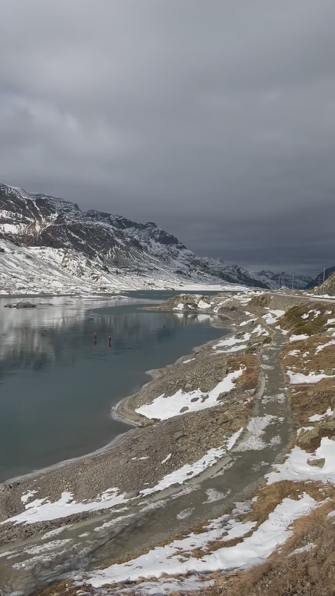 Scenic Winter View of Swiss Alps Landscape Free Stock Video Footage ...