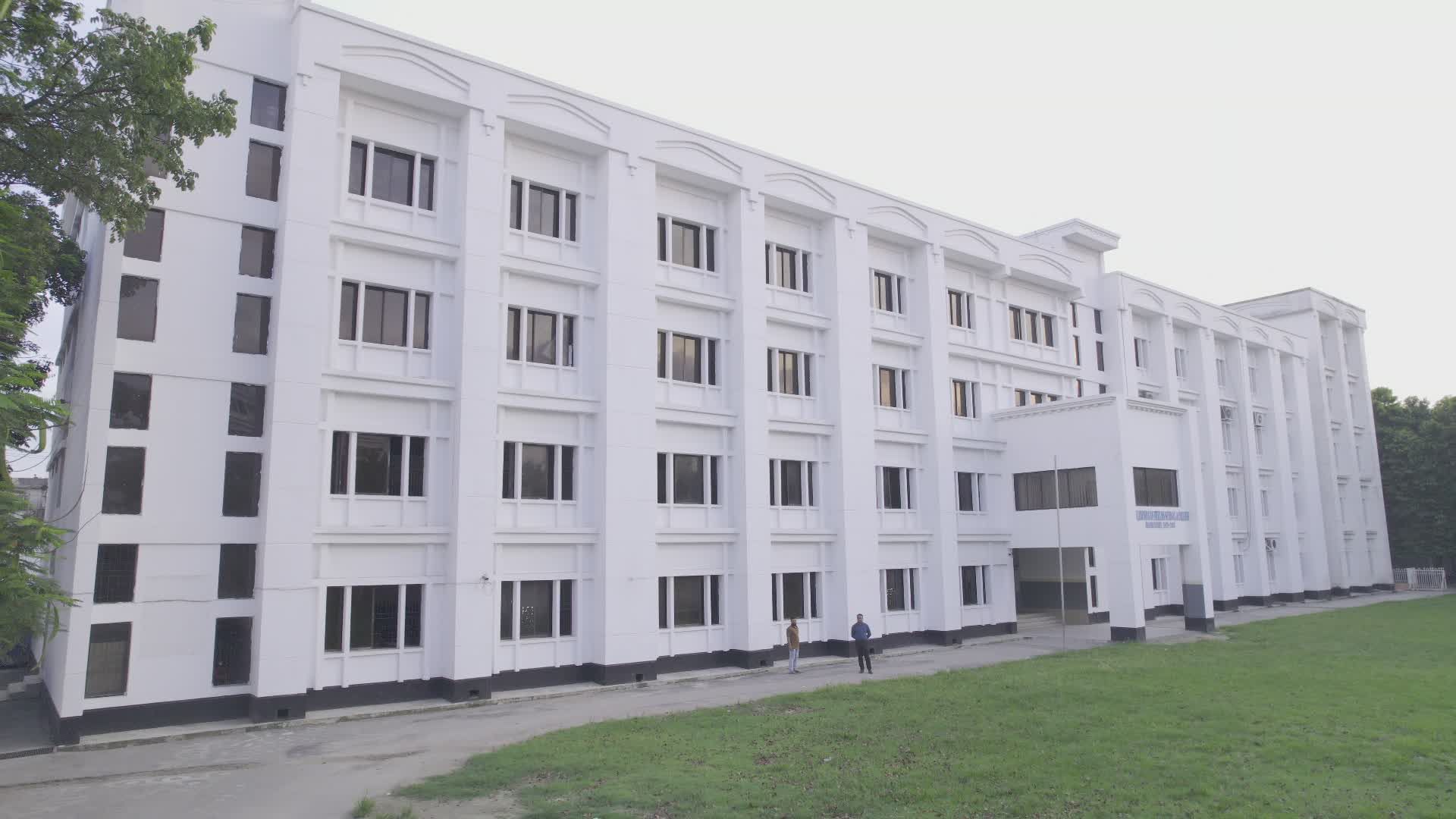 Aerial View of Modern White Building in Bangladesh Free Stock Video ...