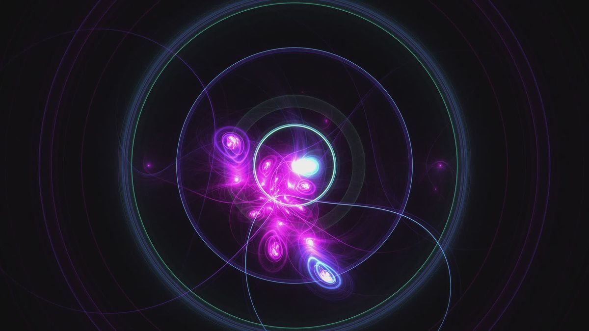 Abstract Glowing Cosmic Animation Loop Free Stock Video Footage ...