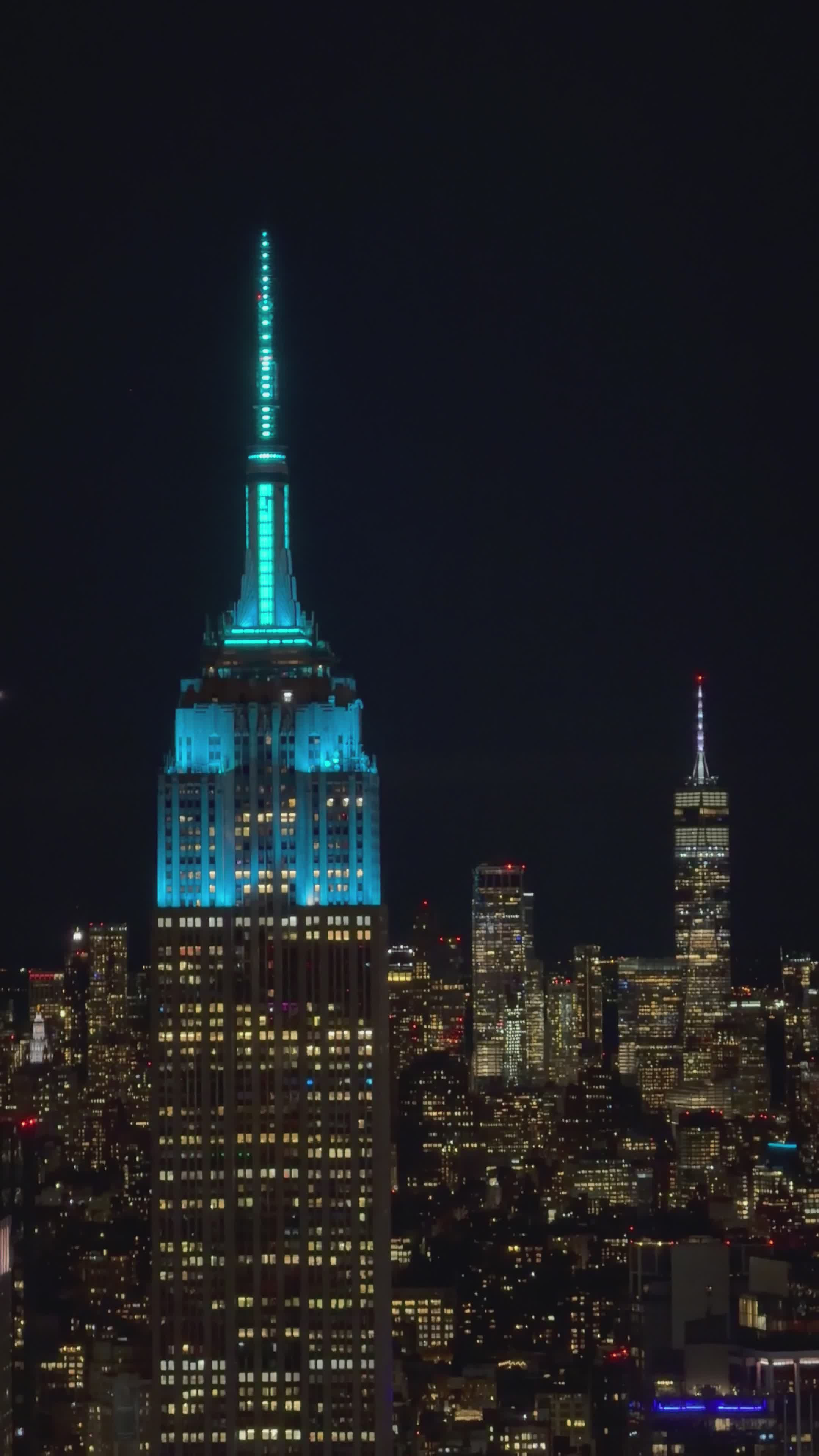 https free c lips of new york city downloads Stunning New York City Night Skyline Footage