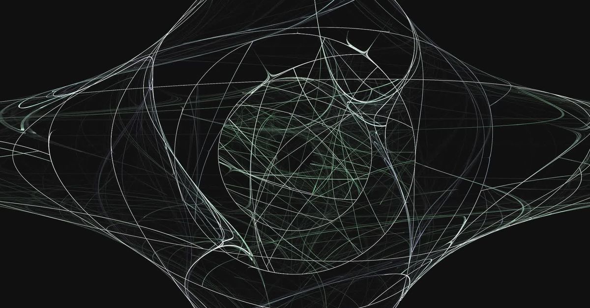 Dynamic Abstract Animation of Interwoven Lines Free Stock Video Footage ...