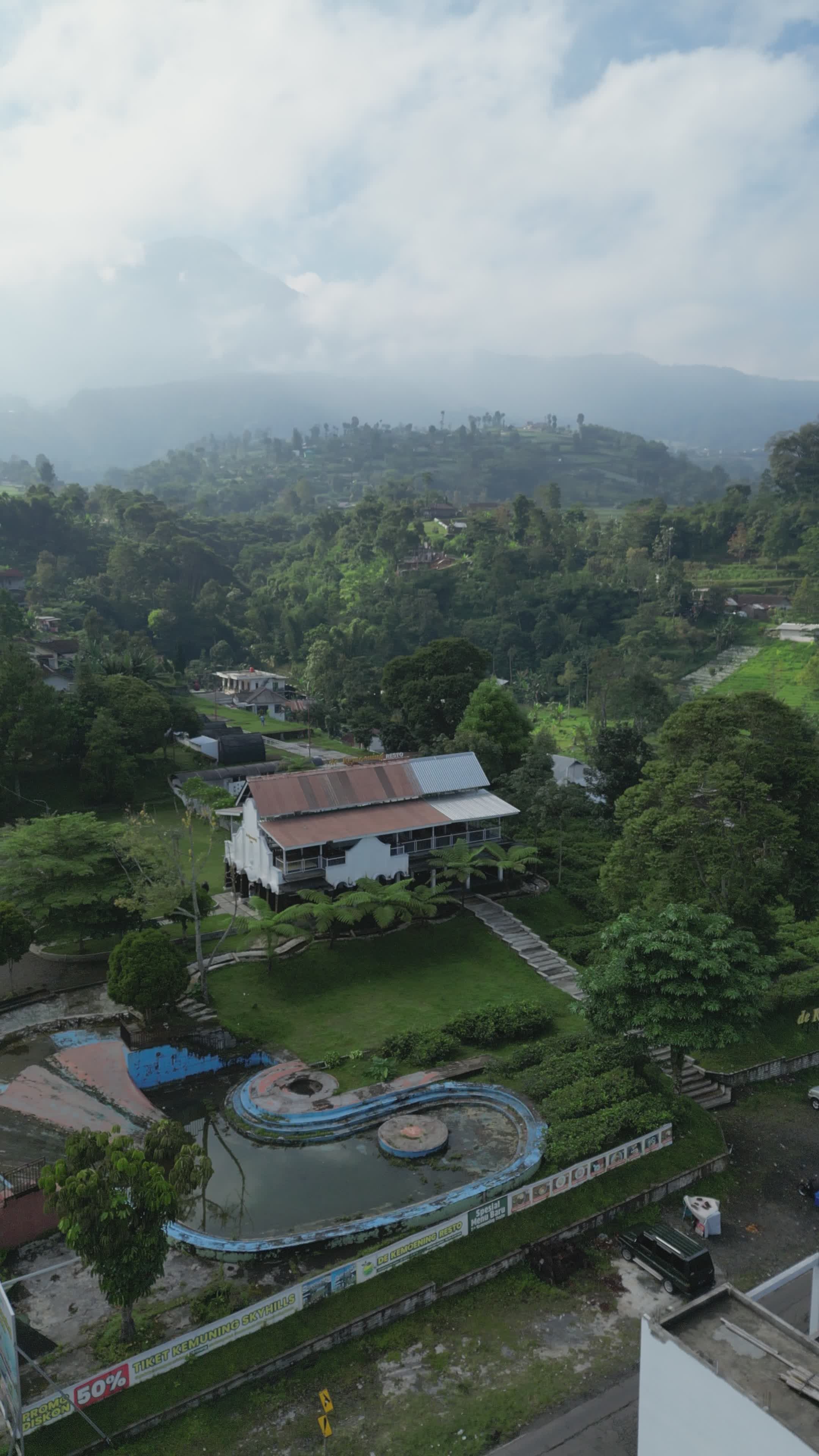 Scenic Aerial View of Lush Green Landscape Free Stock Video Footage ...