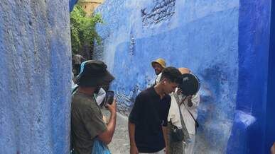 exploring the blue streets of chefchaouen