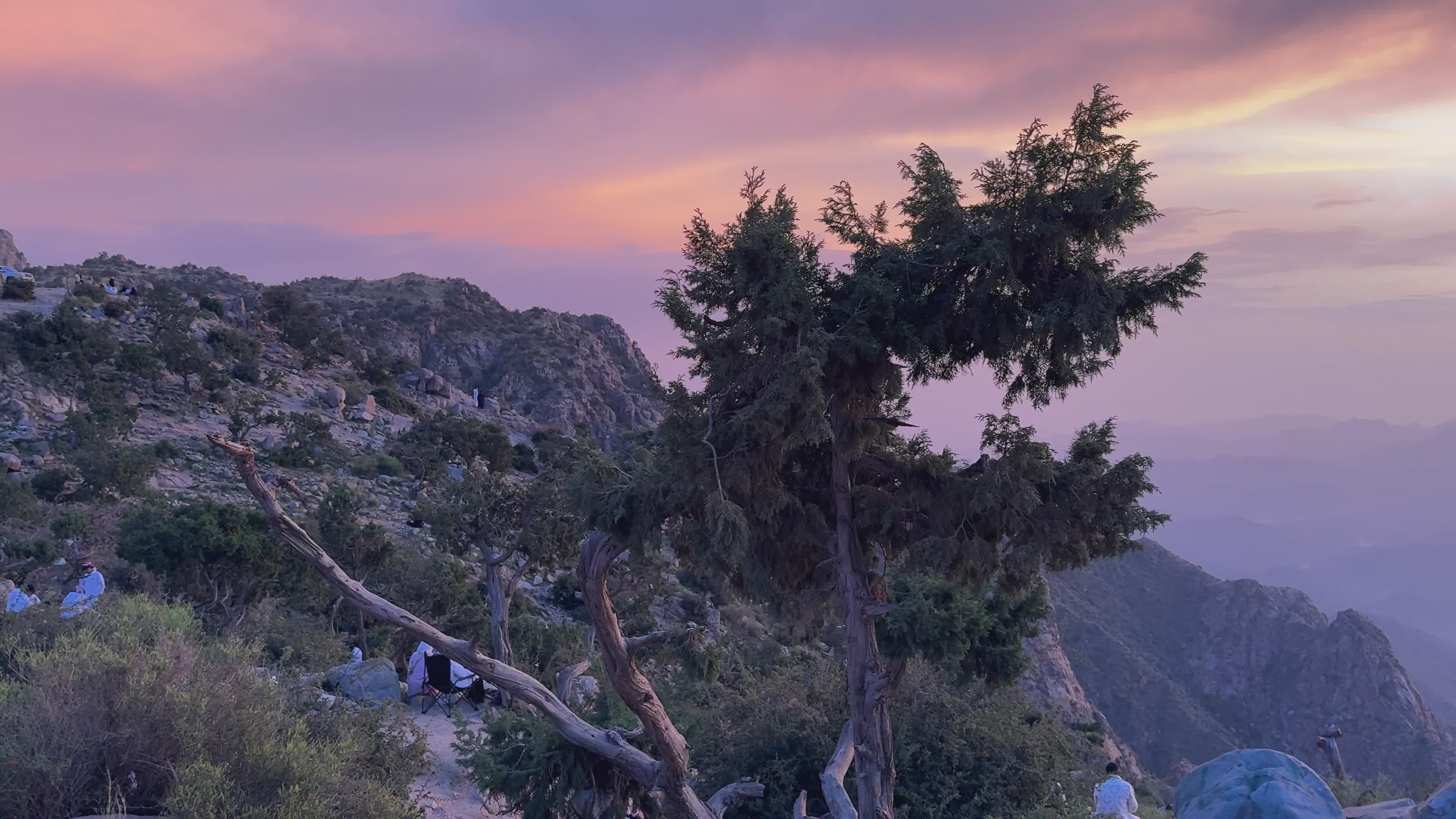 Breathtaking Mountain Sunset with Scenic Views Free Stock Video Footage ...