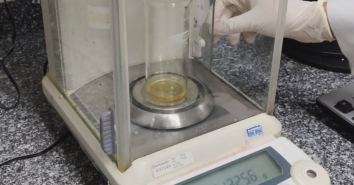 Useage Scale Laboratory Weighing Scale Usage in Science Lab Free Stock Video Footage ...