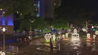 住宅灯光和建筑立面视频素材视频素材视频素材