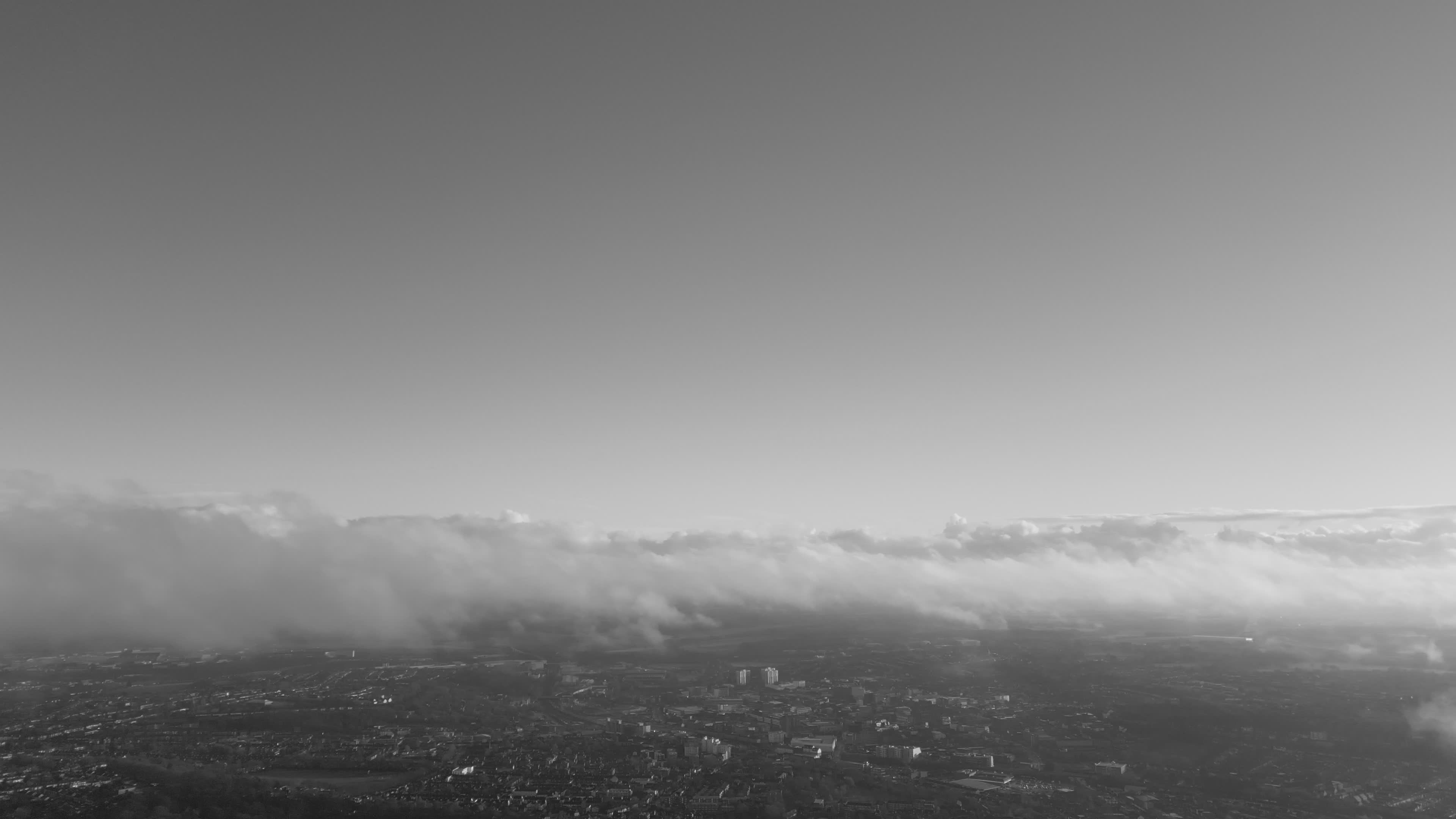 Aerial View of Cityscape Under Cloudy Sky Free Stock Video Footage ...