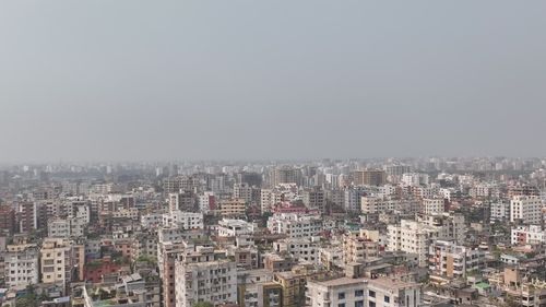 Stunning Aerial View of Dhaka City Skyline Free Stock Video Footage ...