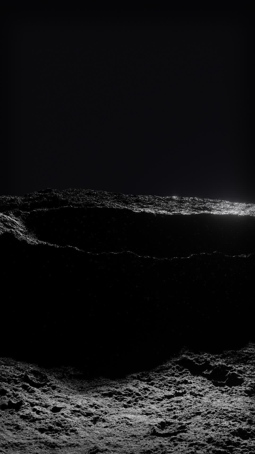 Mysterious Lunar Landscape at Night Free Stock Video Footage, Royalty ...
