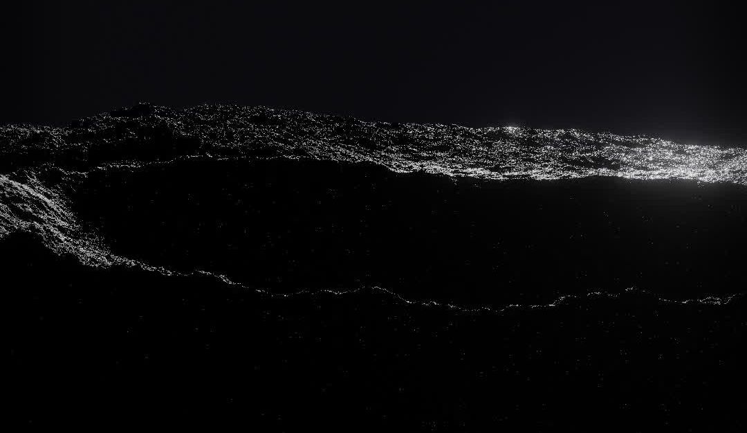 Moonlight Video Mysterious Lunar Landscape at Night Free Stock Video Footage, Royalty ...