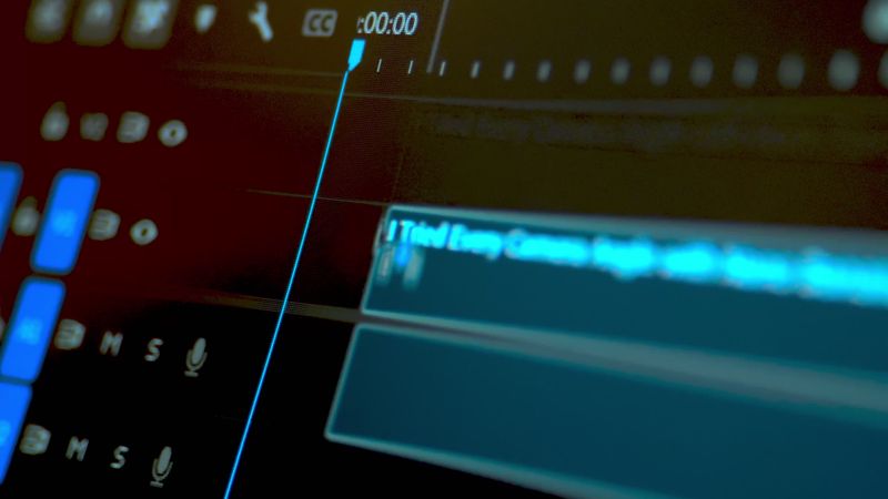 Professional Video Editing Software Interface Free Stock Video Footage ...