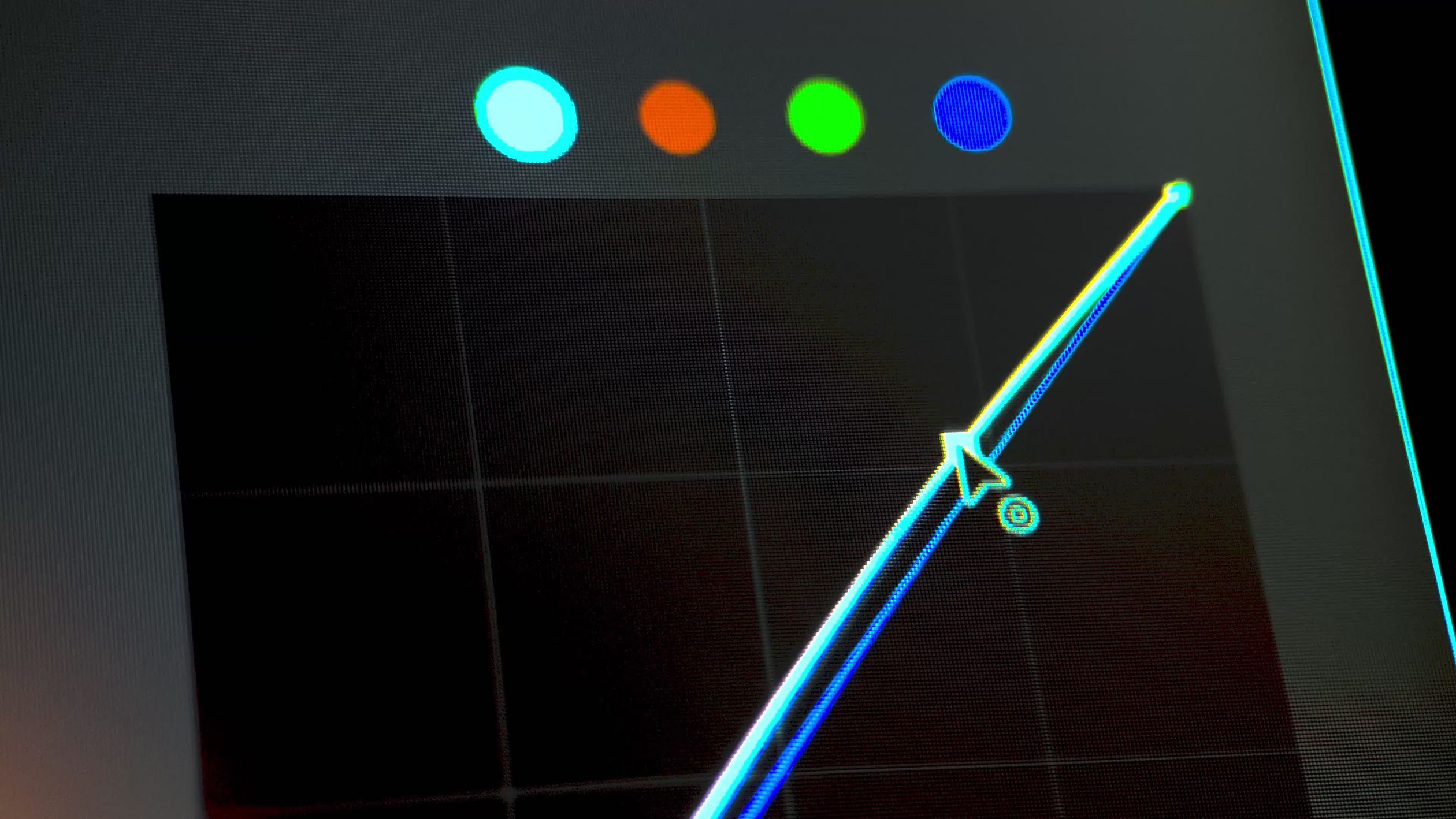 Color Correction Interface Advanced Color Correction Interface Display Free Stock Video Footage ...