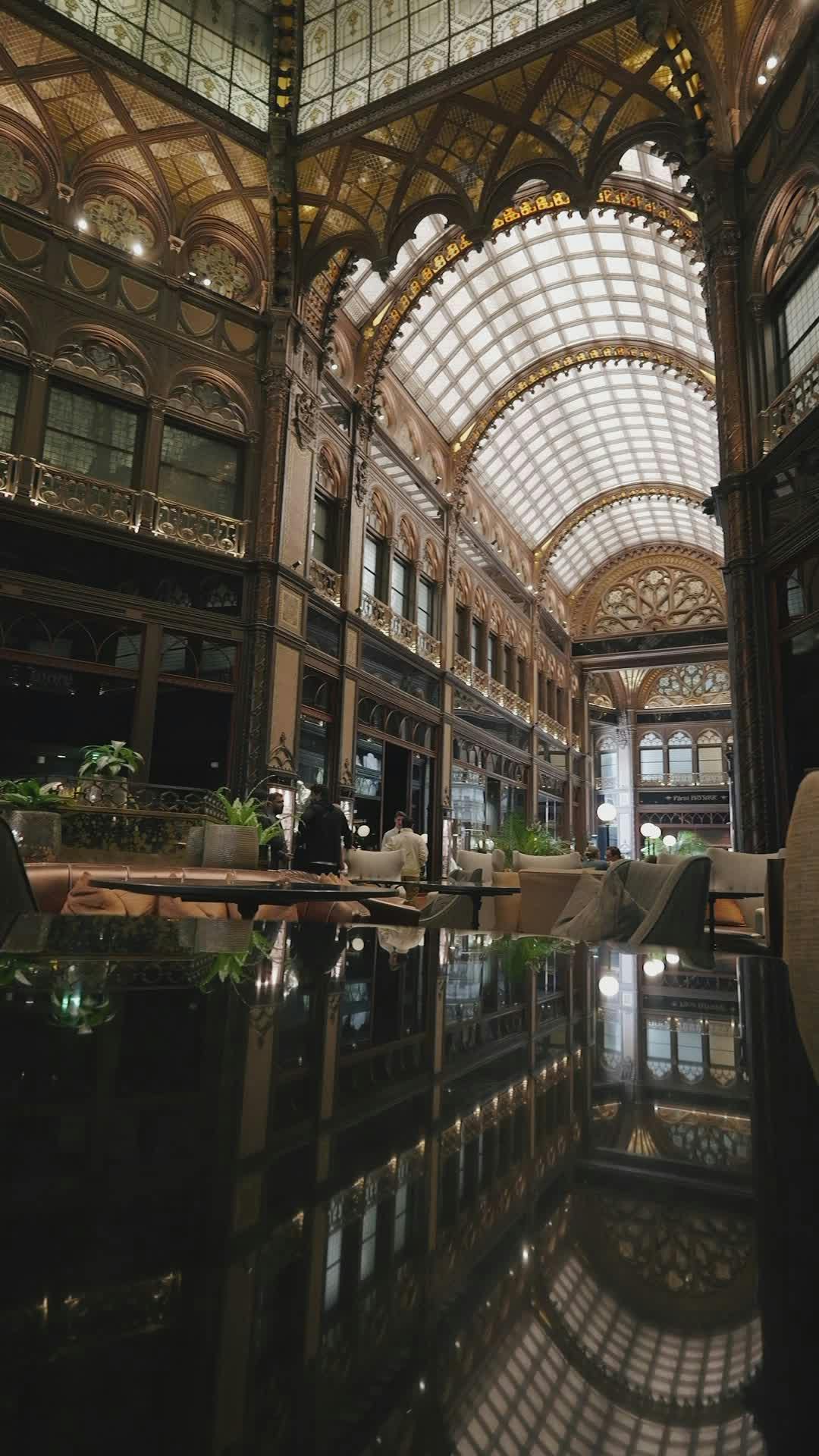 elegant interior of parisi udvar hotel budapest 34867891