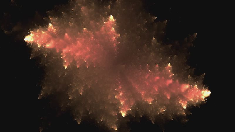 Dynamic Abstract Animation with Floral Elements Free Stock Video ...