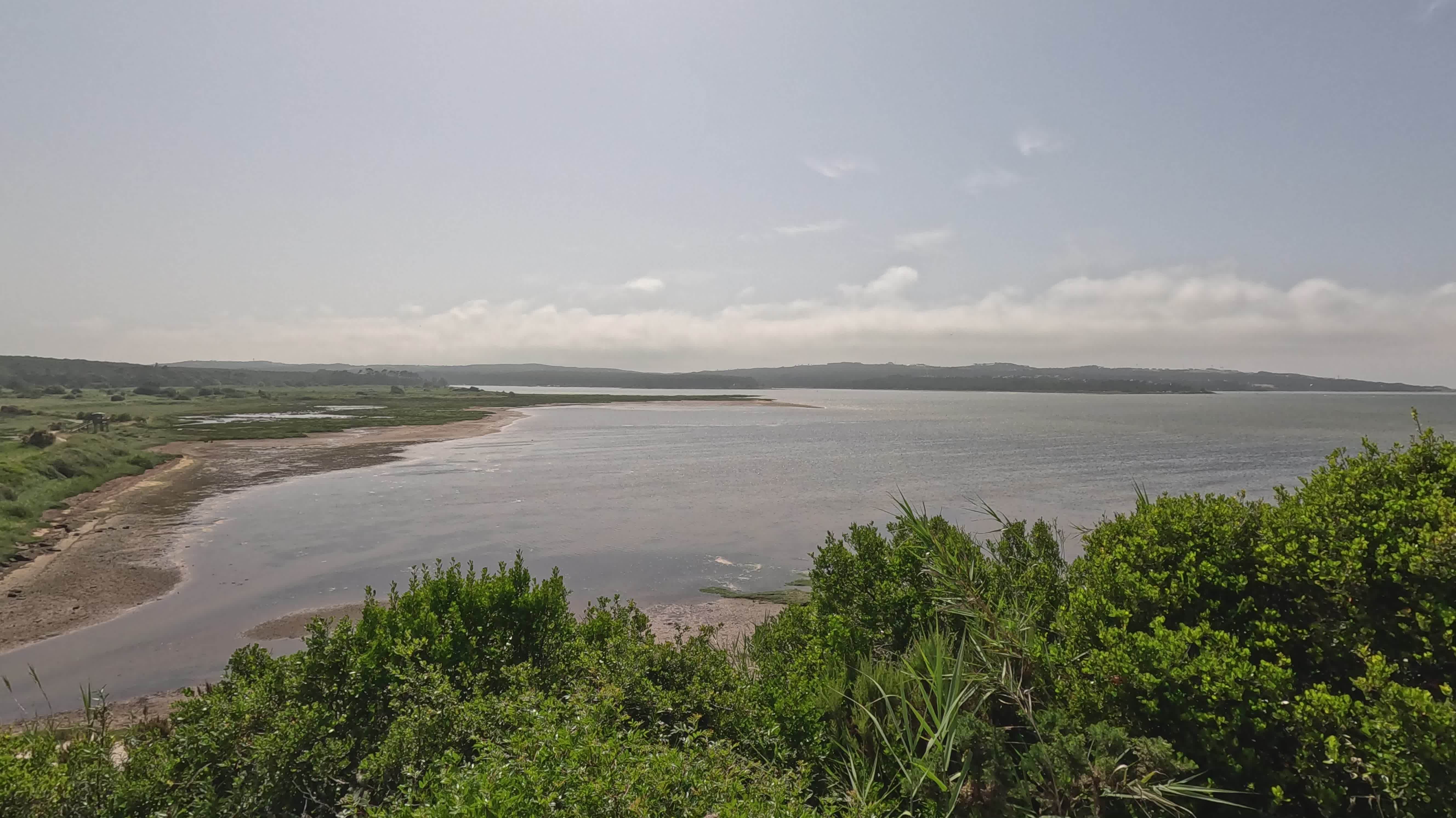 Scenic Coastal Landscape with Lush Greenery Free Stock Video Footage ...