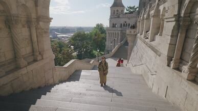 stunning view from fisherman s bastion budapest