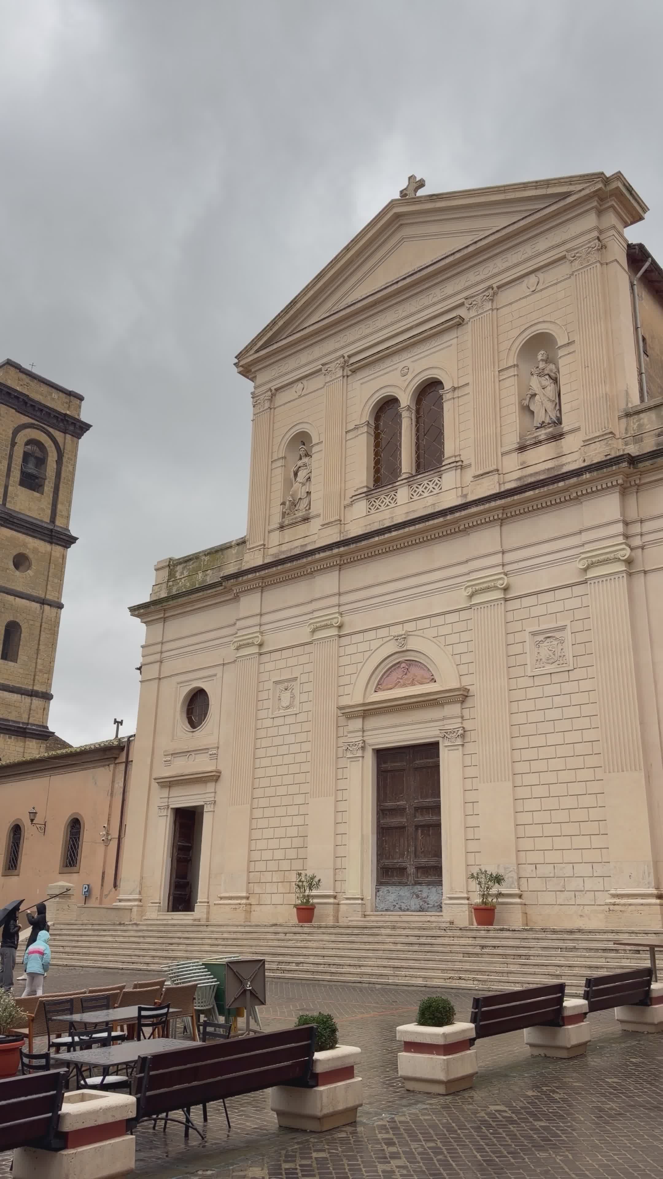 Historic Church Architecture on Rainy Day Free Stock Video Footage ...