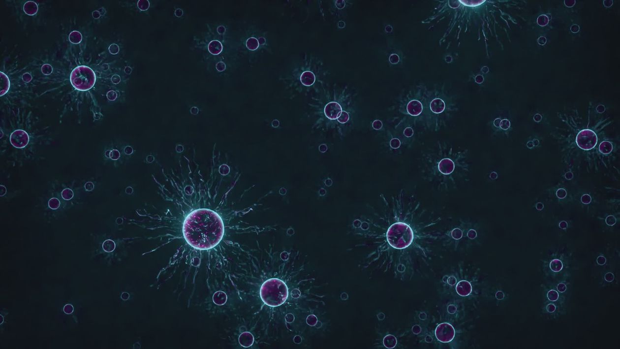 Pull Cells Animation Animated Cells in Motion - Abstract Video Free Stock Video Footage ...