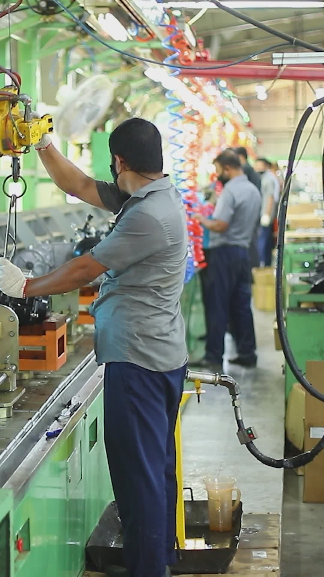 Efficient Motorcycle Manufacturing Process Free Stock Video Footage ...