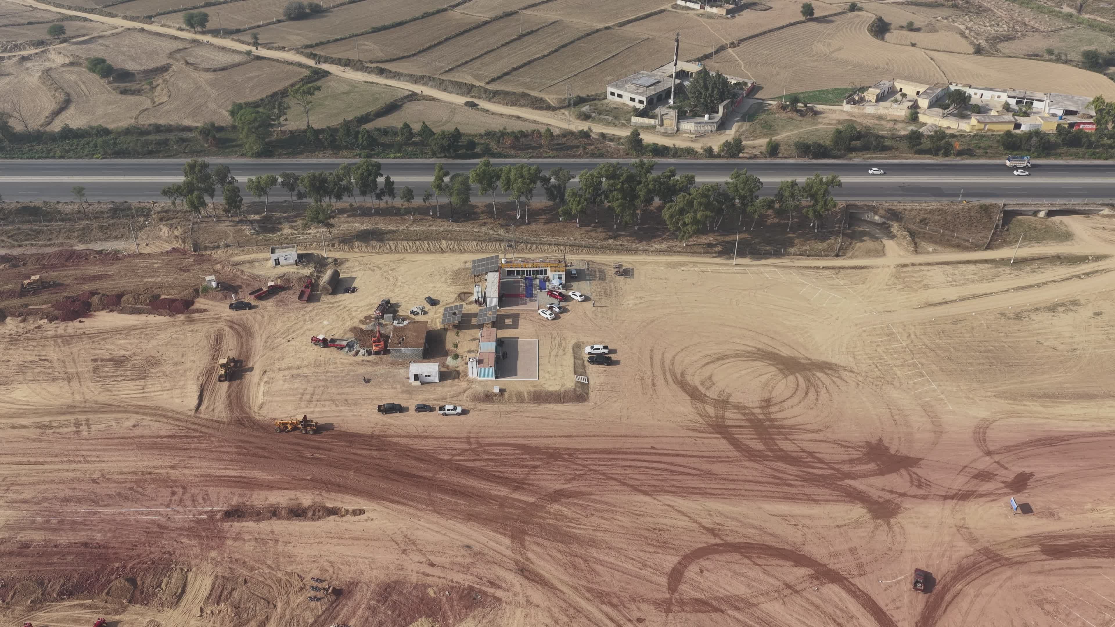 Aerial View of Construction Site in Pakistan Free Stock Video Footage ...