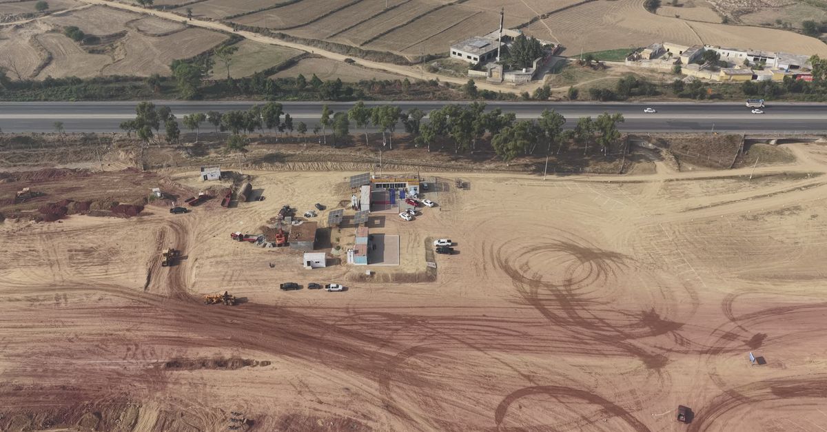 Pakistan View Buildings Aerial View of Construction Site in Pakistan Free Stock Video Footage ...