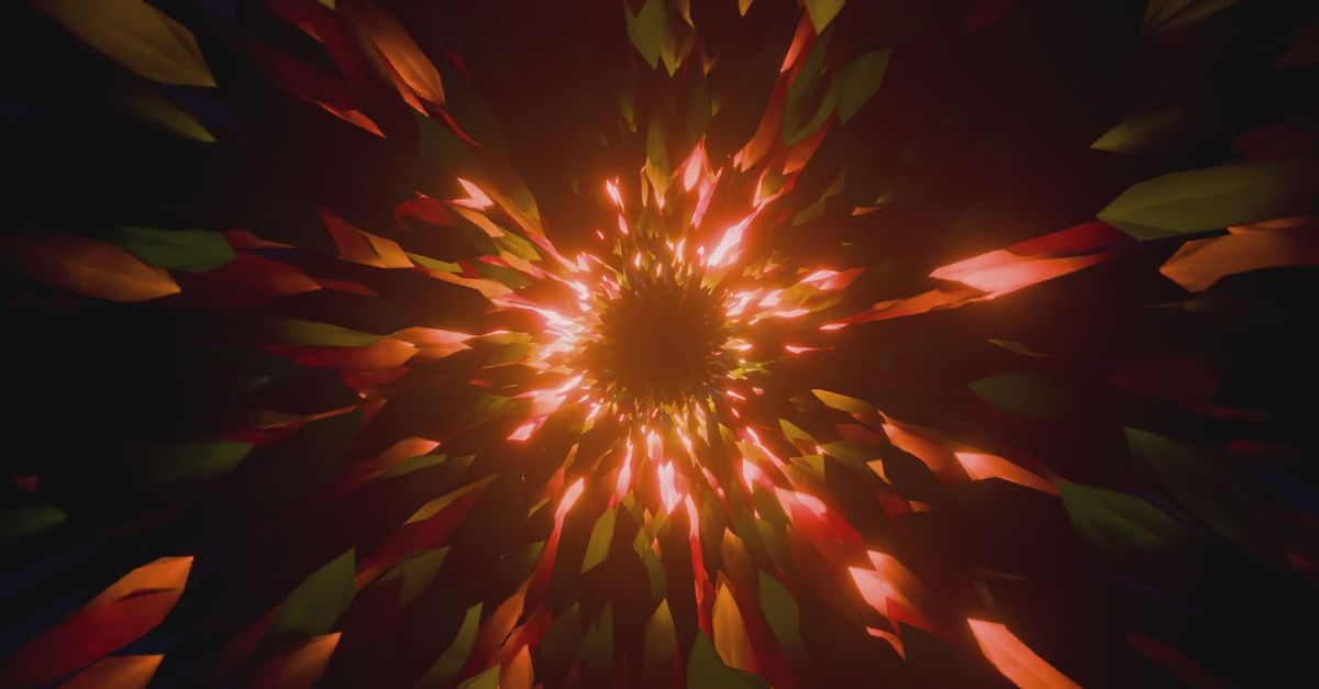 Colorful Light Patterns Animation Abstract Vortex of Colorful Light Patterns Free Stock Video Footage ...