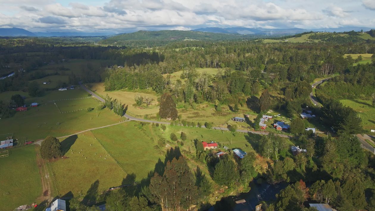 Stunning Aerial View of Lush Green Rural Landscape Free Stock Video ...
