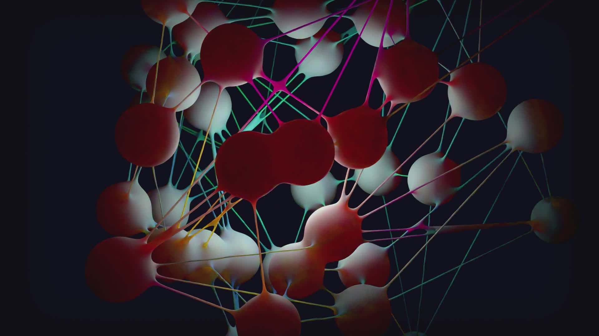 Abstract Molecular Structure Animation Free Stock Video Footage ...