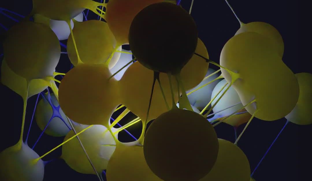 Menin Structure Animation Abstract Molecular Structure Animation Free Stock Video Footage ...