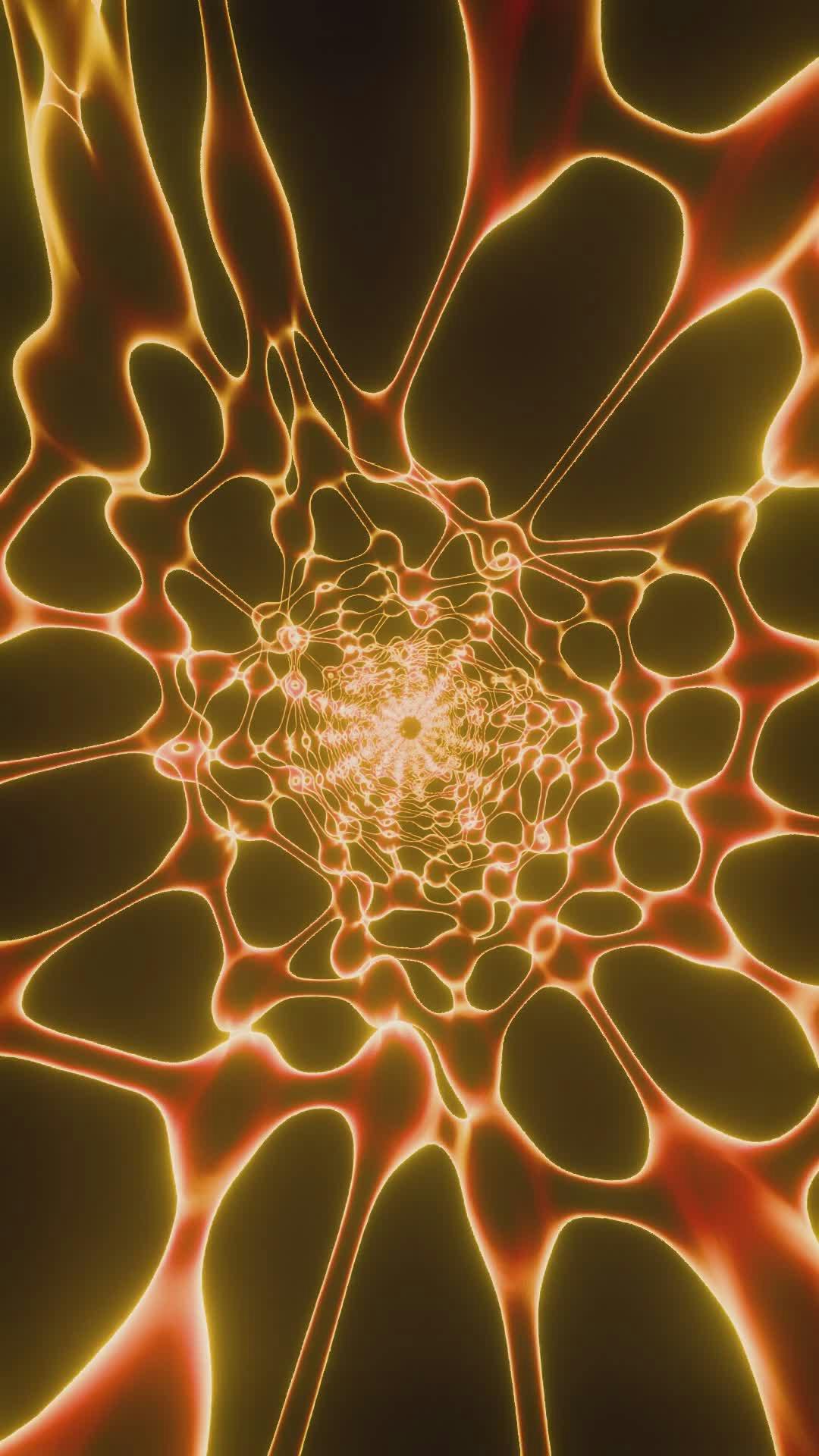 intricate abstract light pattern animation 35012151