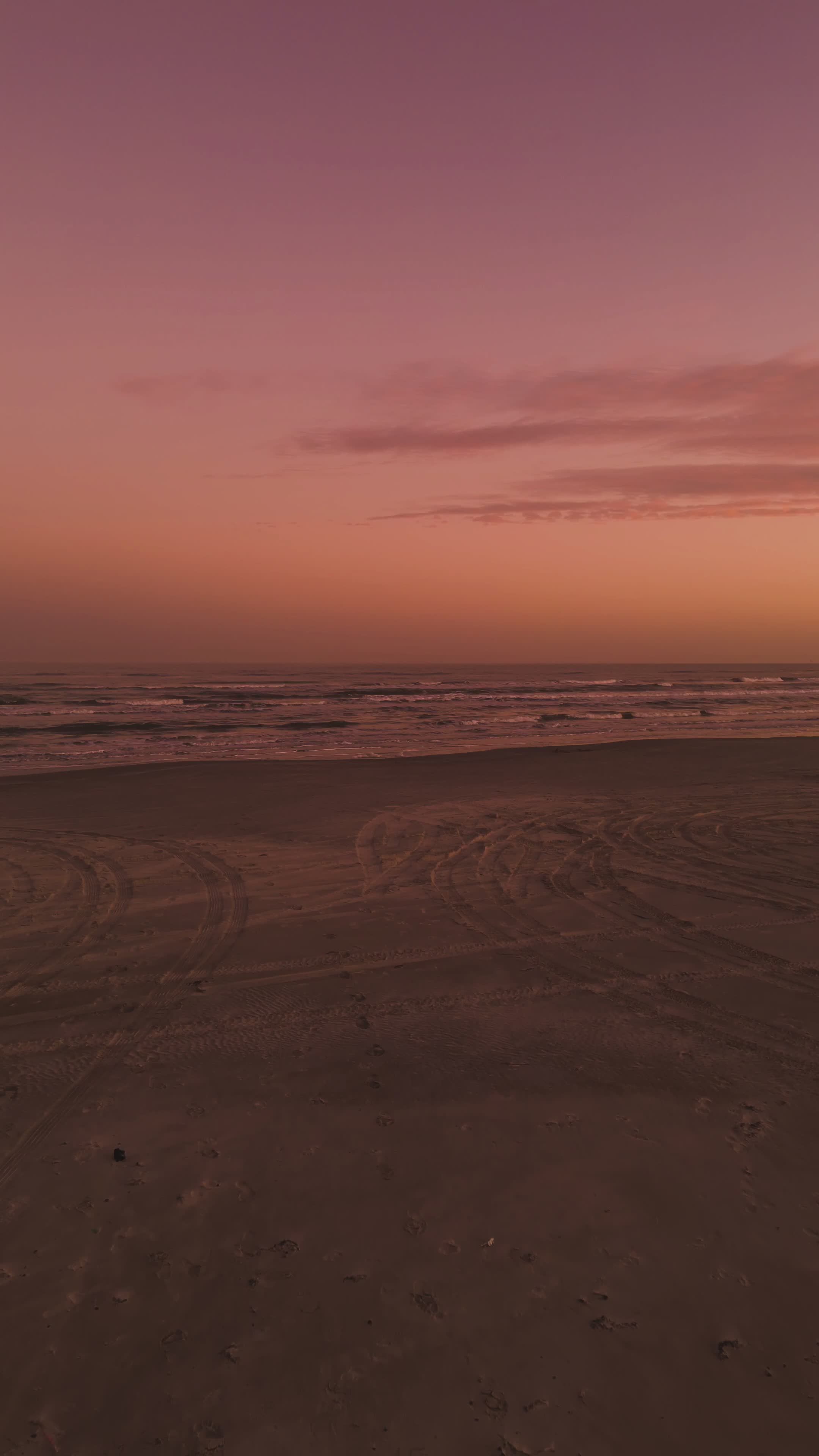 tranquil sunset at the serene seashore 35016536