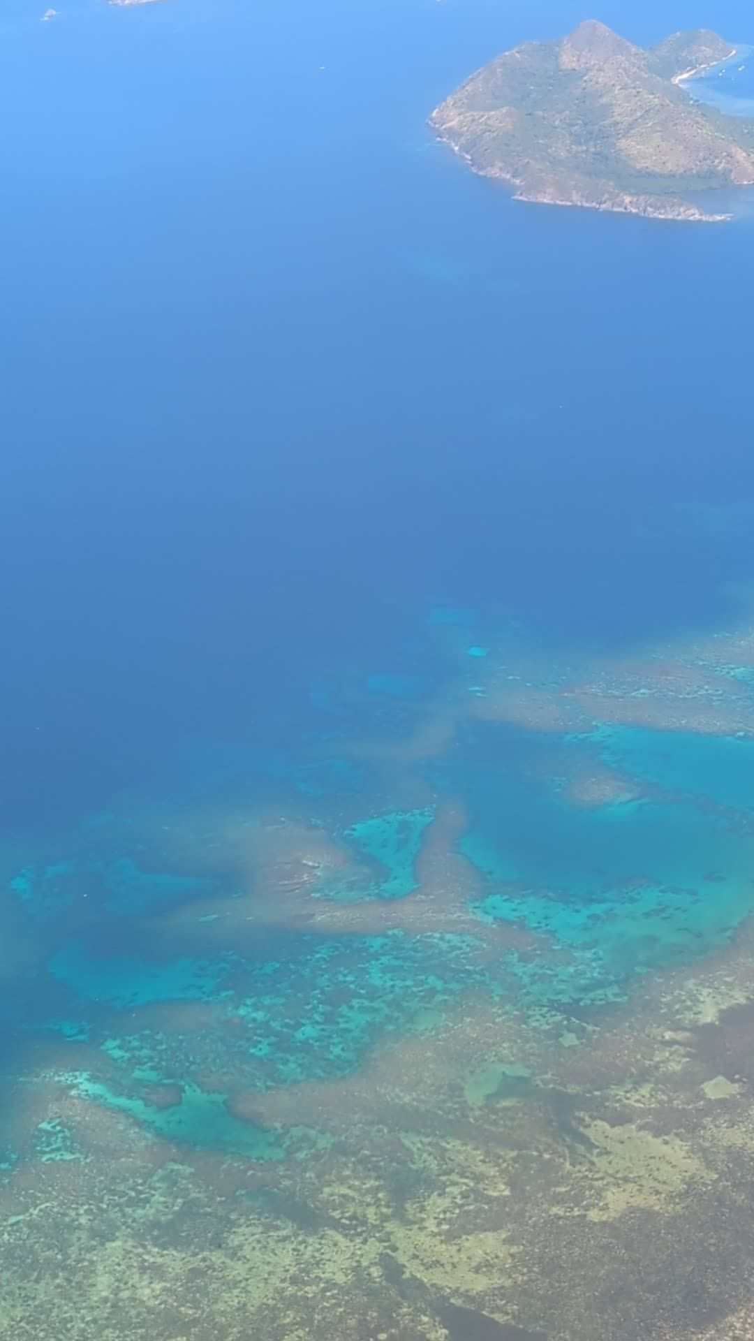 Aerial View of Tropical Islands and Coastline Free Stock Video Footage ...