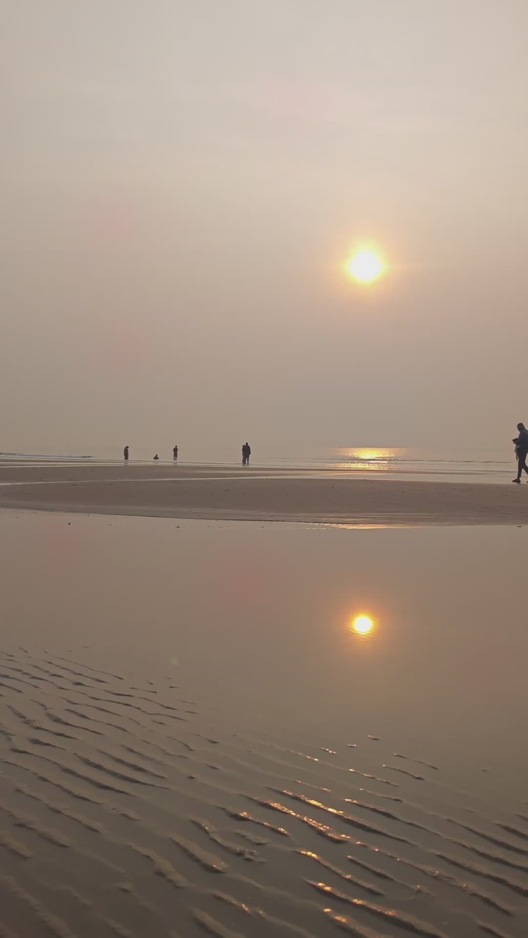 Serene Sunrise on a Quiet Beach Morning Free Stock Video Footage ...