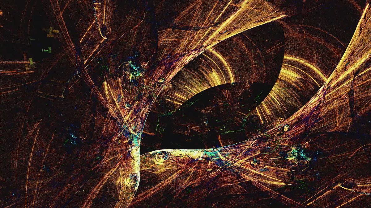 Dynamic Gold Abstract Swirling Animation Free Stock Video Footage ...