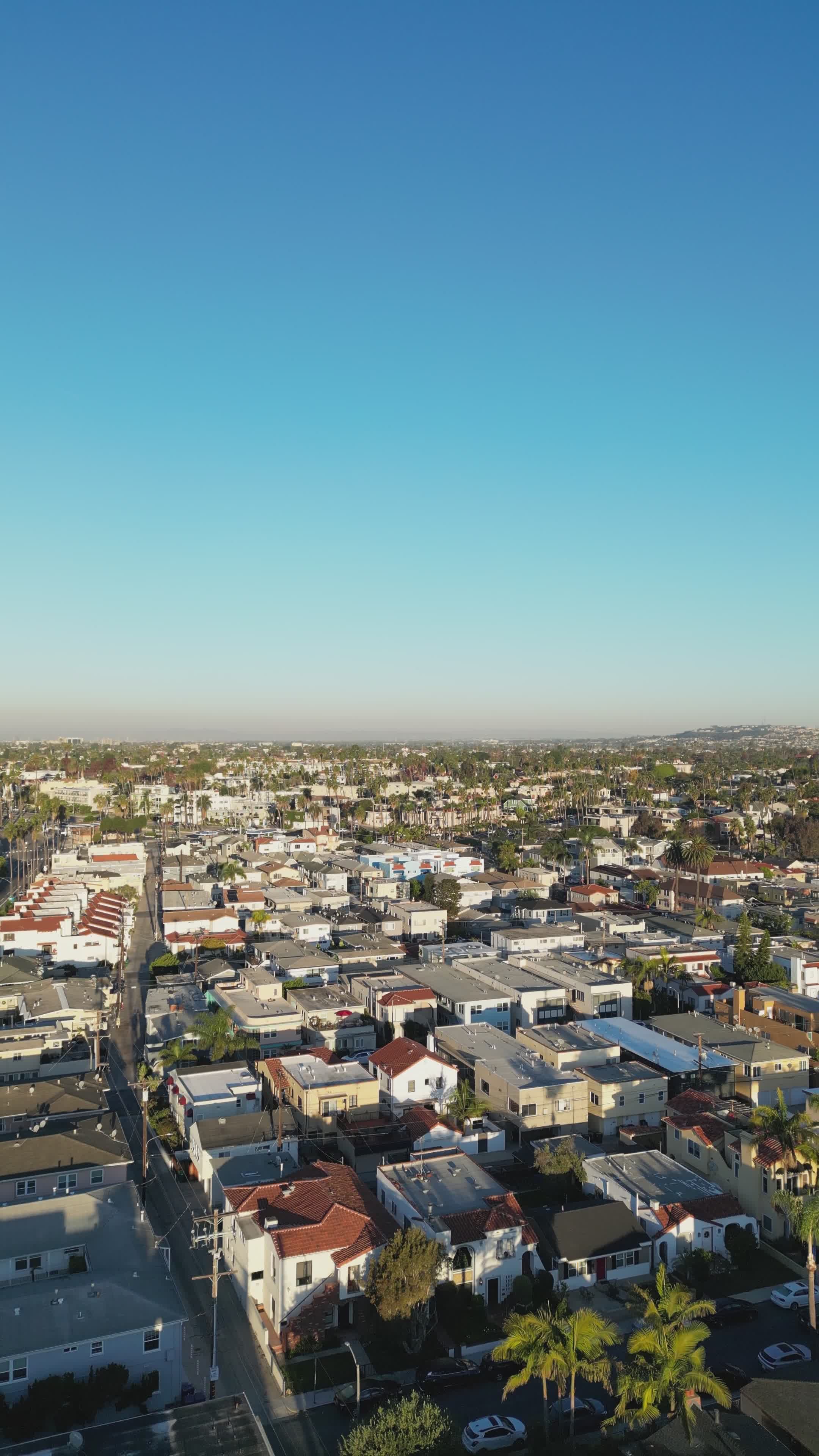 aerial drone view of southern california cityscape 35168159